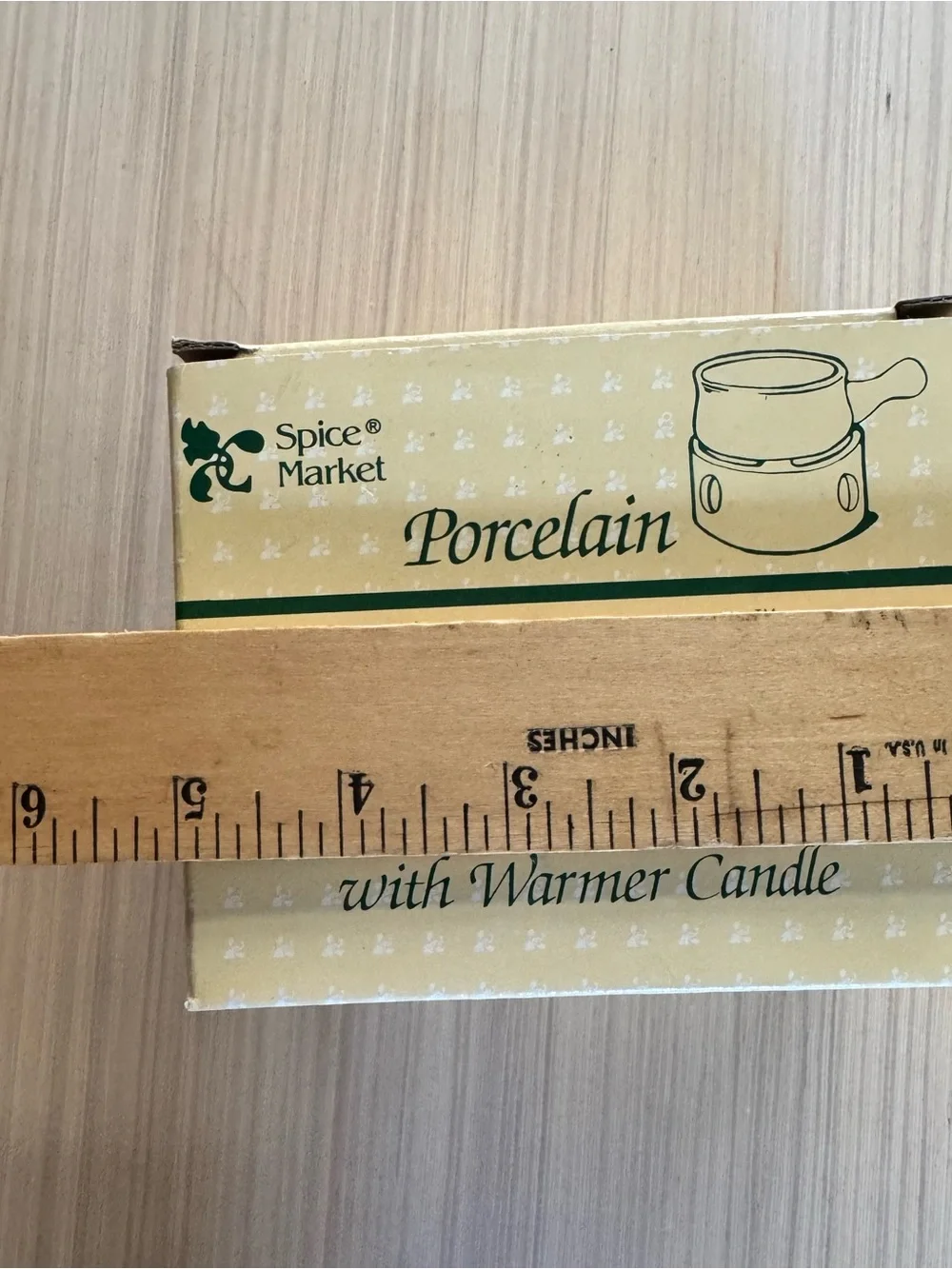 Porcelain Simmering Scenter Simmer Pot w Tealight Warming Candle